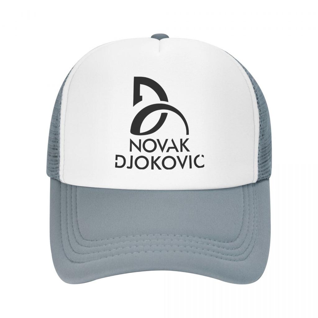 Summer Sun Hats for Tennis Player Novak Djokovic Logo Accessories Merch Baseball Cap Top Empty Sunscreen Hat Adjustable