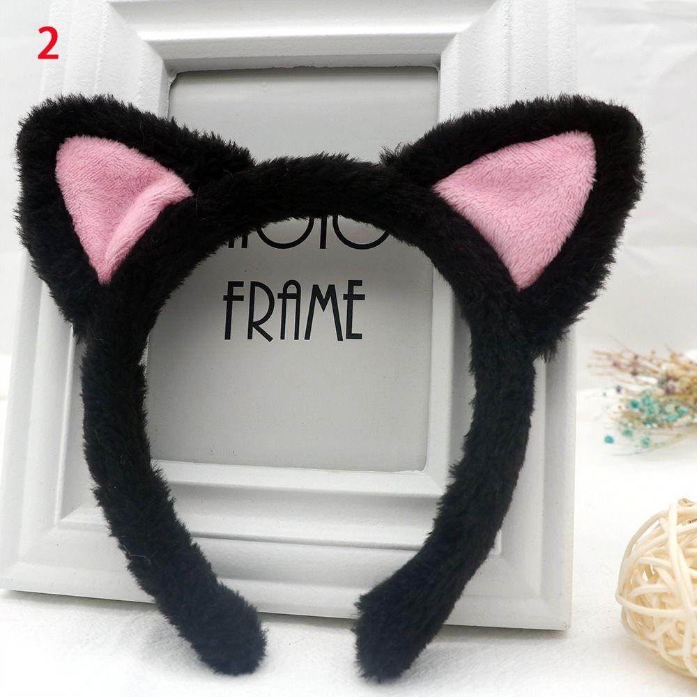 Costume Ears Hairband Plush Hair Hoops Cute Cat Ears Headband Easter