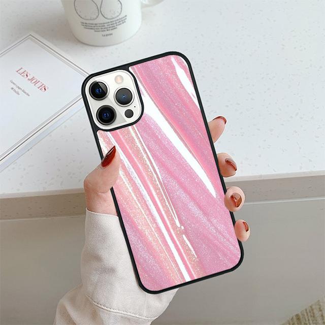 Переливающийся голографический арт чехол для телефона для iPhone 17 Air 14 15 16 13 12 Чехол для Apple Pro Max 6S Plus Coque