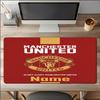 Custom Name Manchester Theme Mouse Pad Non Slip Rubber Base Multifunctional Office Home Decor Perfect For Workspace Personalization