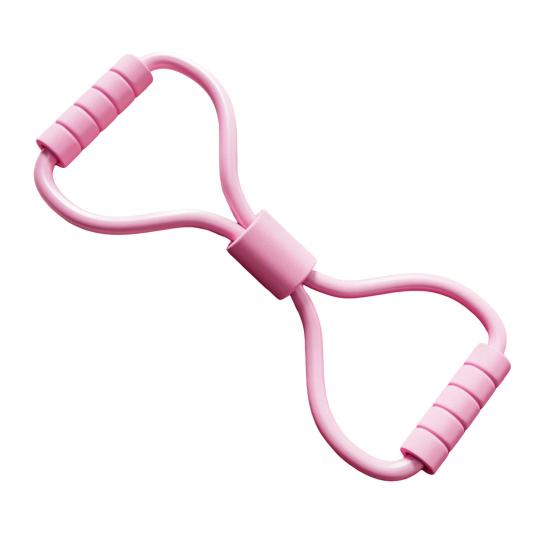 1/2 шт. фитнес-лента с противоскользящей ручкой в форме восьмерки для мужчин и женщин, растяжка для силовых тренировок, эластичный ремешок, натяжной канат