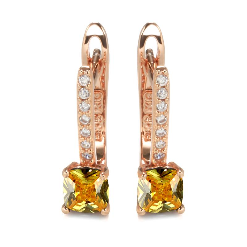 Необычные серьги-капли для женщин, серьги принцессы черного, красного, синего цвета с многоцветным камнем и цирконием, модные серьги золотого цвета для помолвки, свадебные модные украшения