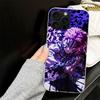 Чехол Demon Slayers Аказа для iPhone 13 12 Mini 11 Pro Max Мягкий чехол для телефона X XS XR 7 SE 8 Plus 6 6S 5 5S Силиконовый Черный Capa