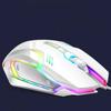 Проводная мышь с LED-подсветкой, офисная, компьютерная, игровая, для настольного компьютера, ноутбука
