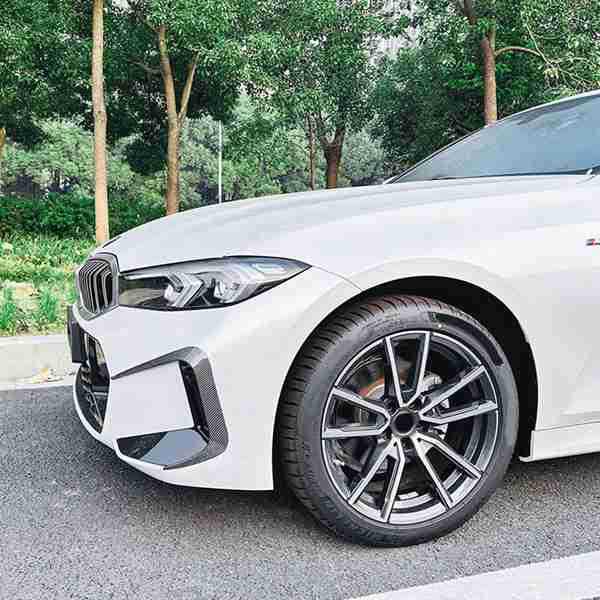 1 пара Декор "Ветровое лезвие" для переднего бампера BMW 3 серии G20/G21 LCI M Sport