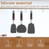 3Pcs Silicone Spatula for Non Stick Pots High-temperature Resistant Household Stir Fry Spatula Utensils Kitchen Cooking Tools