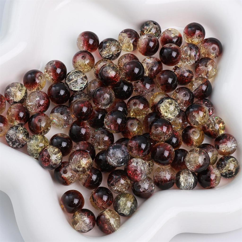 8/10 мм 20-30 шт./пакет Стеклянные бусины DIY Браслет Ожерелье Серьги Ювелирные изделия Аксессуары