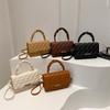 This Year's Popular Bag Women 2025 Premium, Texture Niche Design Rhombus Shoulder Pleated Handbag Ins Crossbody