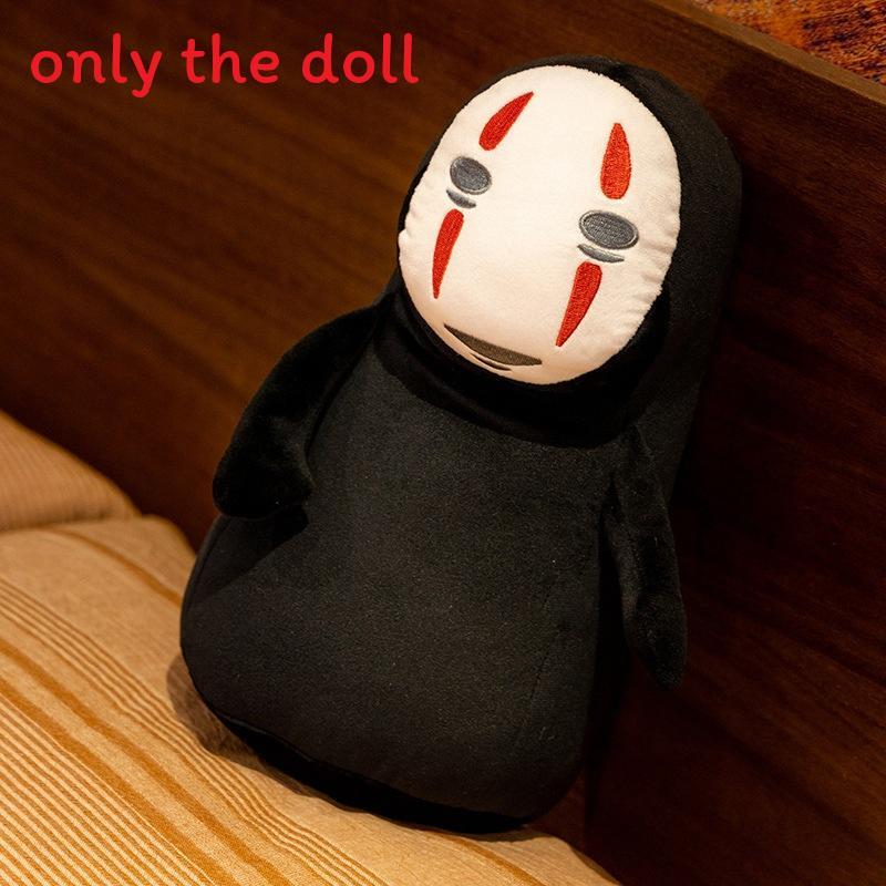 Spirited Away No Face Man Plush Toy With Halloween Decor For Kids And Anime Enthusiasts