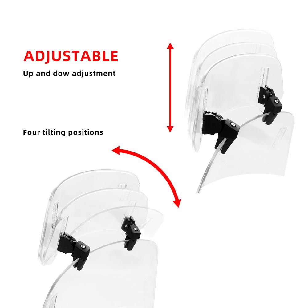 Adjustable Extension Windshield Motorbike Windscreen