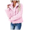Куртки для женщин, повседневные флисовые пушистые искусственные овчины, теплая зимняя верхняя одежда, куртки лохматое пальто