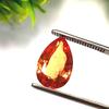 Certified Yellow Citrine 9 Ct Pear Shape Faceted Cut Loose Gemstone C771