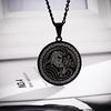 Titanium Steel Ancient Greek Poseidon Poseidon Pendant Necklace