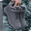 Winter High Top Velvet Lined Walking Shoes for Middle-aged and Elderly, Warm and Thick - Cross-border Trade.