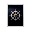 Navigational Elegance Navigational Elegance, 40X50 Cm, Black Aluminum Frame, 230 Gsm Matte Paper
