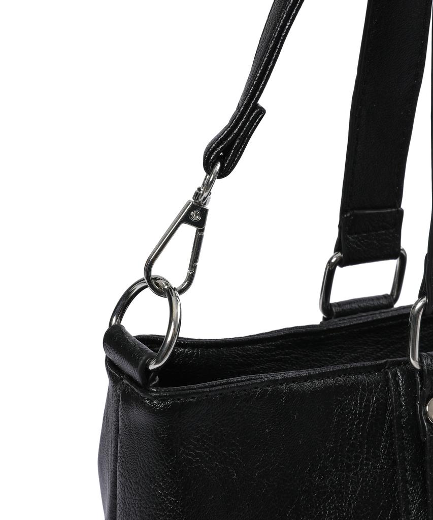 Mucent Harang Metal Logo 3-Way Rivet Point Shoulder Bag Unisex