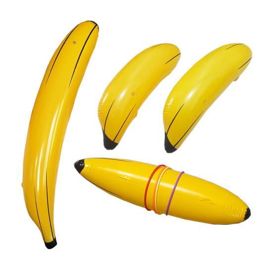 Giant Inflatable Bananas 34.7-Inch-Tall Funny Pickle Novelty Gag Prank Joke Gifts for Fruits Lovers Summer Pool Party Decorations