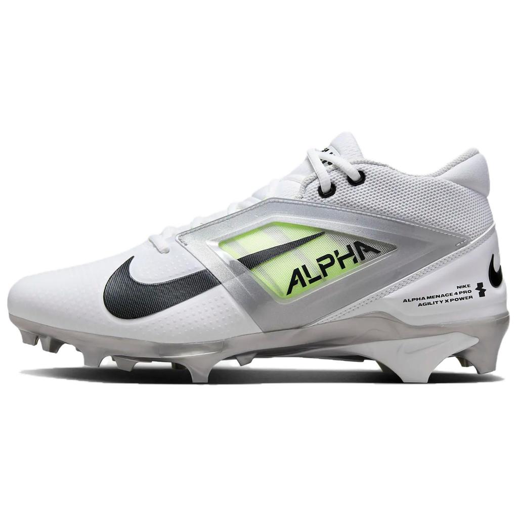 Nike Кроссовки Alpha Menace 4 Pro White Black Unisex Metallic-Silver Photon-Dust FD7037-100