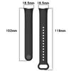 Для Xiaomi Smart Band 9 NFC/Band 9/Band 8 NFC/Band 8 Силиконовый ремешок для часов с металлическим коннектором