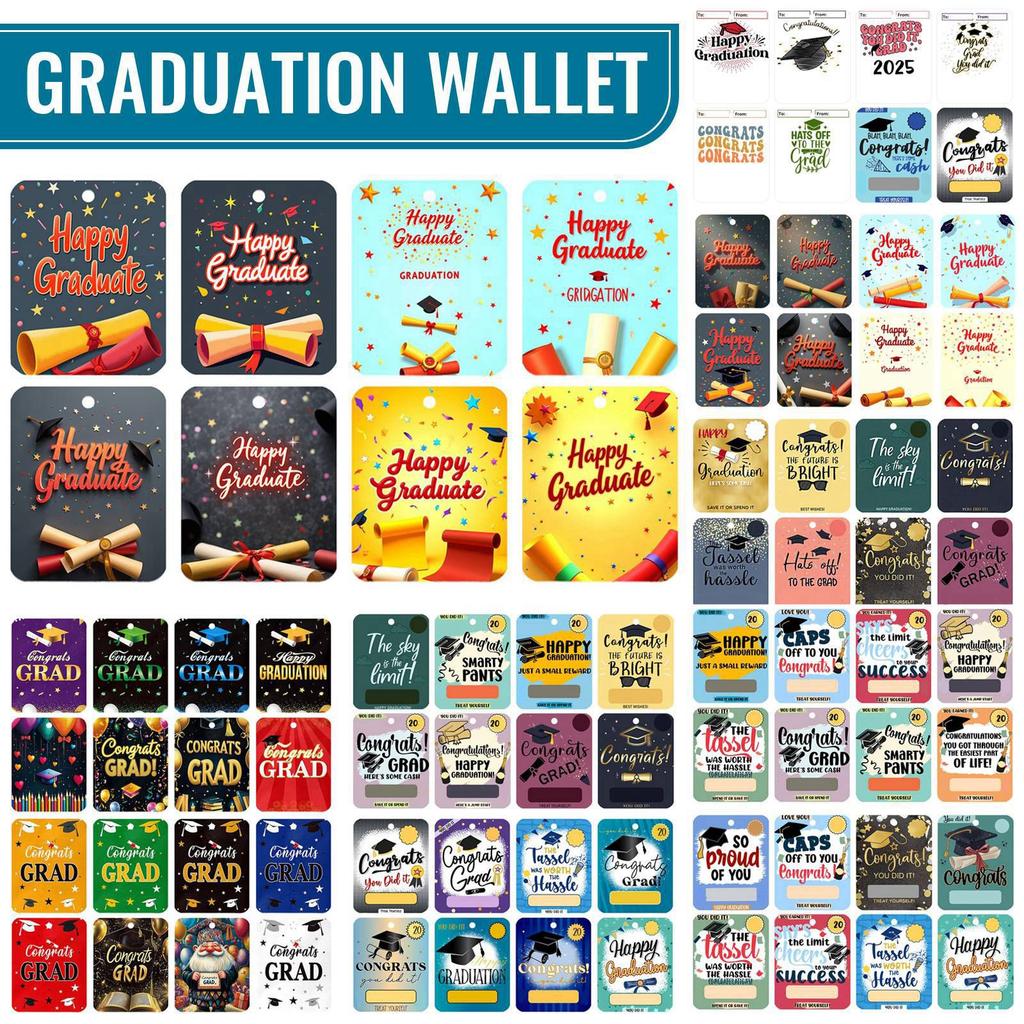 8 Packs Of Graduation Season Cash Card Clips, Checks, Fun Lipstick Clips, Gift Card Clips, Unique Plastic Dome Covers, And Double-sided Adhesive.