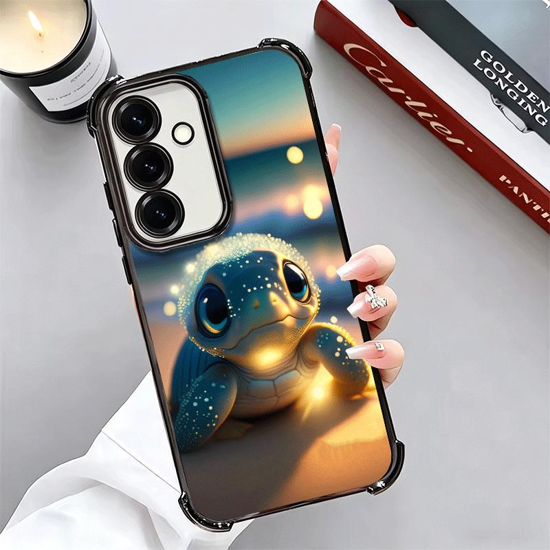 Мультяшная морская черепаха, покрытие, чехол для телефона для Samsung A17 A07 A37 A57 A16 A56 A15 A55 A14 A54 A13 A53 A26 A36 A25 A35 A24 A34