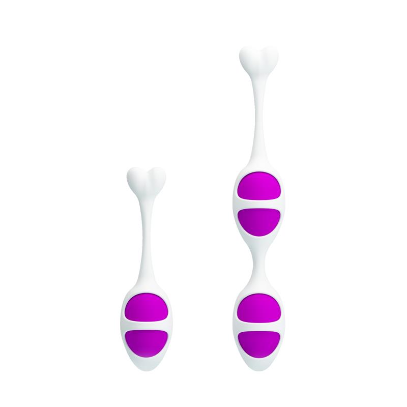 Pretty Love Purple Oval Kegel Balls Cl50