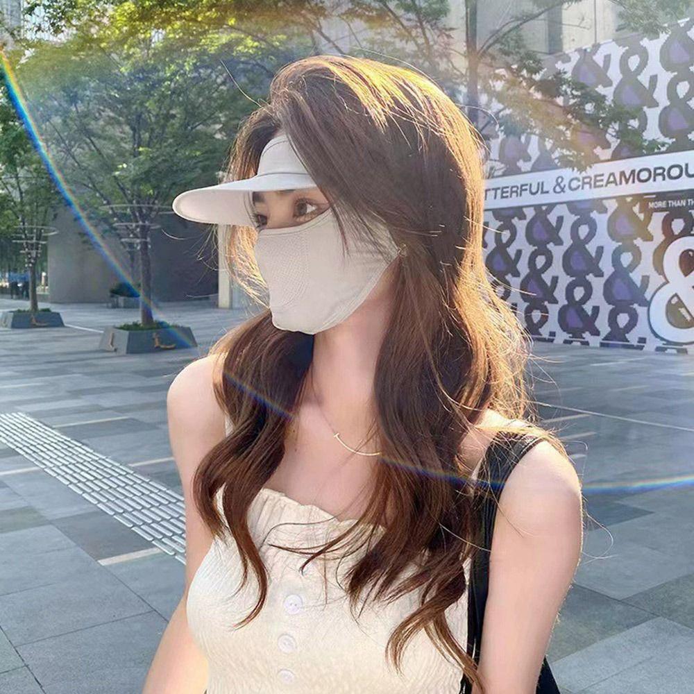 Full Face Anti-UV Neck Scarf UPF50+ Sunshade Face Mask New Sun Protection Mask  Summer