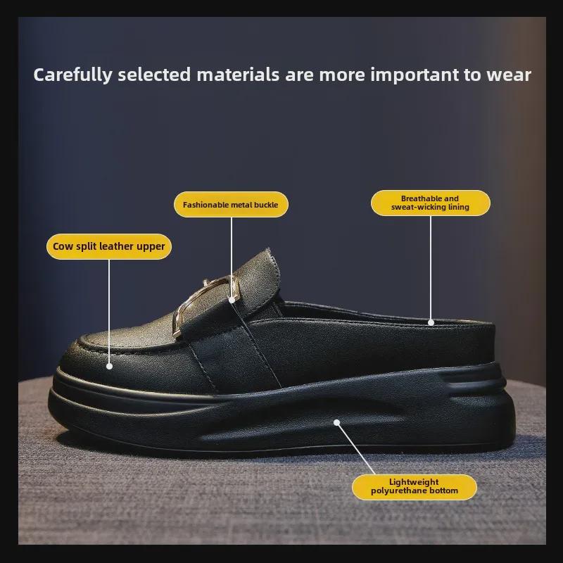 Женские босоножки на платформе из натуральной кожи, лето 2023 г.