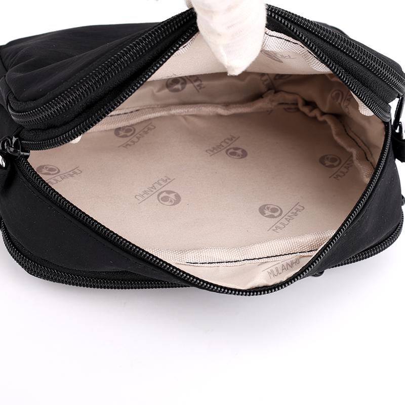 Женская сумка многокарманная нейлоновая сумка сумка для мамы однотонная сумка на плечо сумка кроссбоди