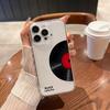 Чехол для телефона с графическим рисунком пластинки для iPhone 17 Air 16 15 14 13 12 11 Pro Max Plus Mini X 8 7 Мягкий прозрачный чехол Fundas Аксессуар
