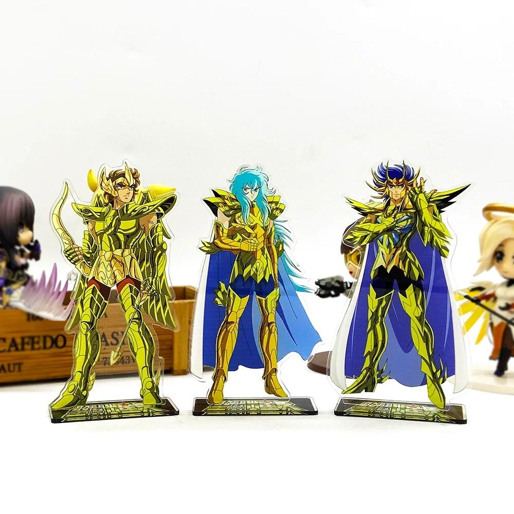 Saint Seiya Зодиак Айолос Афродита Смертельная маска японская акриловая подставка игрушечная фигурка