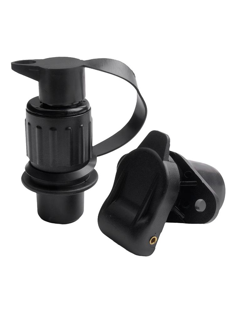 Разъемы Розетки Разъемы Не Деформирующиеся Прицепы Караваны Заметки Грузовики Корпус Пластик Диаметр Общая Ширина