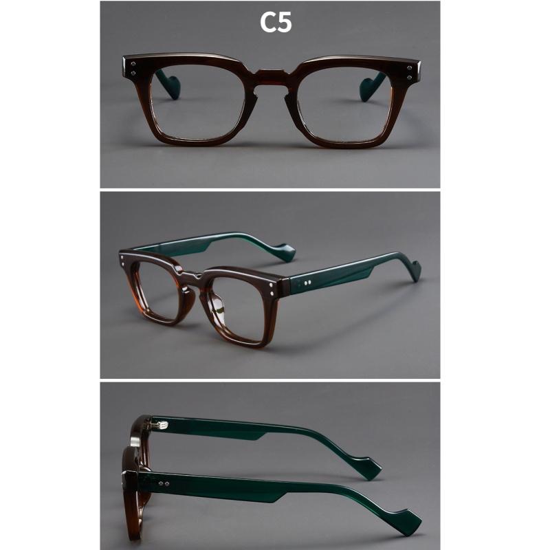 Women's glasses, men's and women's fashion square large-frame glasses