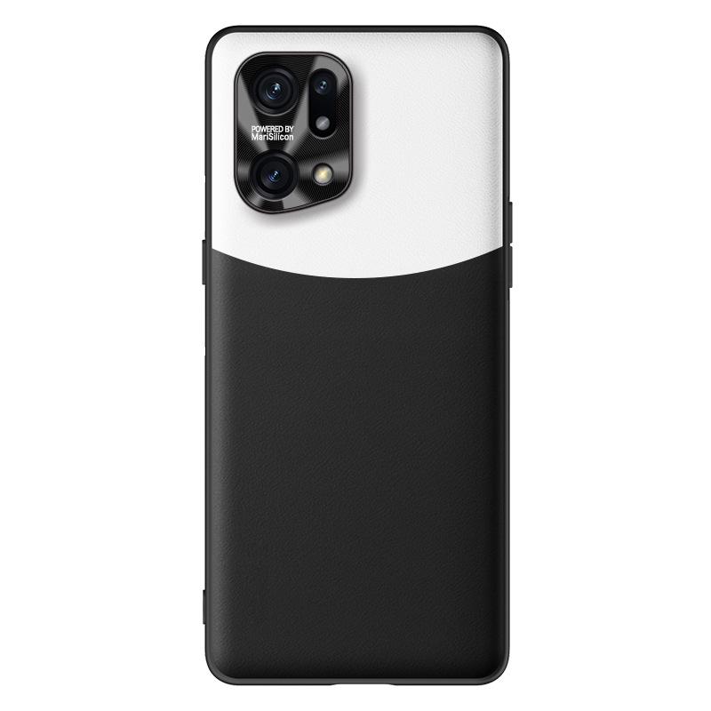 Чехол для телефона Oppo Find X5 Liquid Leather Anti Fall Protective