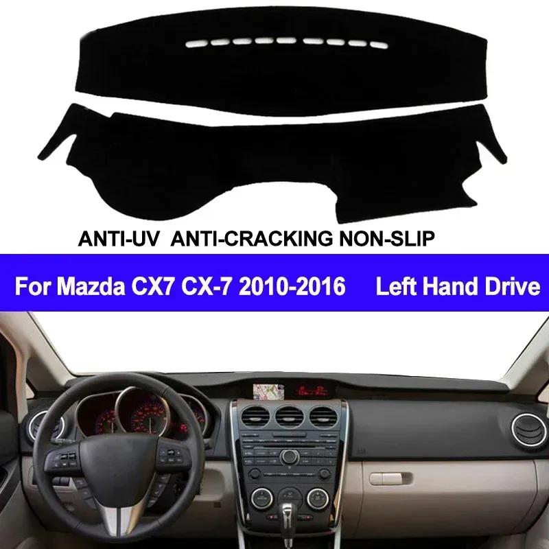 Накладка на панель автомобиля Нескользящий коврик Для Mazda CX7 CX-7 2010 2011 2012 2013 2014 2015 2016 Коврик на приборную панель Козырек от солнца ПротивоУФ подушка