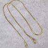 Round Snake Chain Hip-Hop Stainless Steel Necklace Snake Bone Chain Simple And Versatile Personality