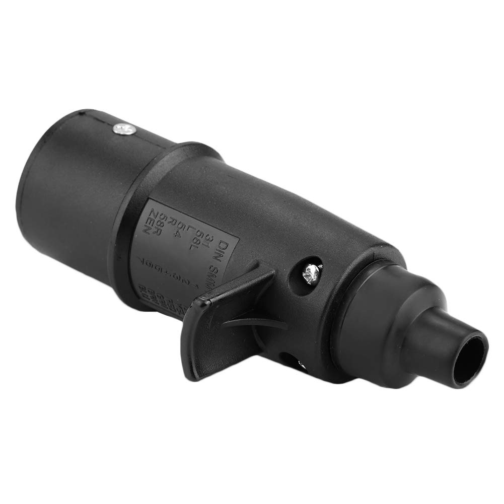 7 Pin Trailer Plug, Qiilu European Style 24V7 Pin Trailer Plug Connector N Type Other Auto Parts