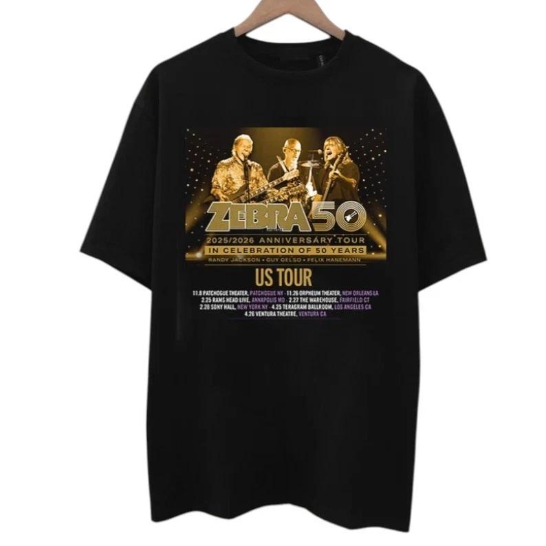 Classic Rock Tour 2025 2026 Graphic T-Shirt Vintage Band Style Cotton Tee