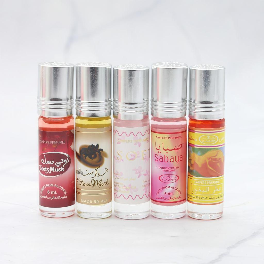 Dubai Essential Oil Perfume: 6ml Alcohol-Free Roll-On for Middle East Market