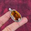 Honey Topaz Pendant, 925 Solid Sterling Silver Pendant, Handmade Gemstone Jewelry, Gifts For Wife Brand New Pendant