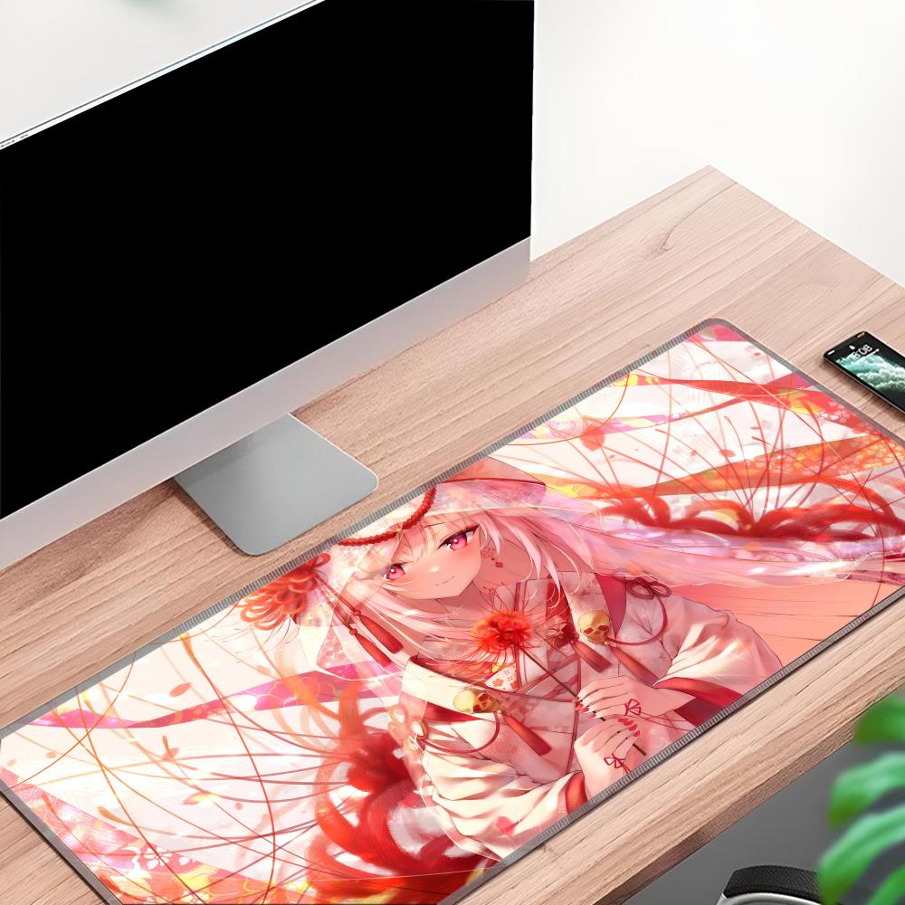 mori calliope Mouse Pad Esports players Desk Mat With Pad Gaming Accessories Prime Gaming Keyboard Pad XXL xcm