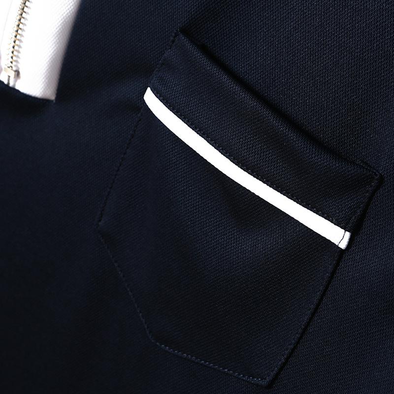 Callaway Новая мужская осенняя футболка-поло с длинными рукавами в европейском и американском стиле с лацканами, модная облегающая мужская футболка с цветными блоками