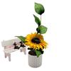 Simulated Sunflower Green Plant Bonsai For Indoor And Decoration Outdoor