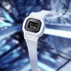 Casio Мужские кварцевые часы G-SHOCK с resin-корпусом, водозащитой 200 м, ударопрочностью, будильником GMD-S5600-7