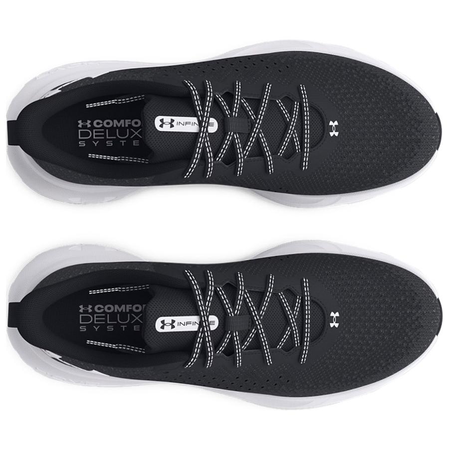 Under Armour HOVR Infinite Black White Women Sneakers 3027524-001