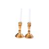 1 Pair Of 1:12 Dollhouse Miniature Candlesticks White Candles