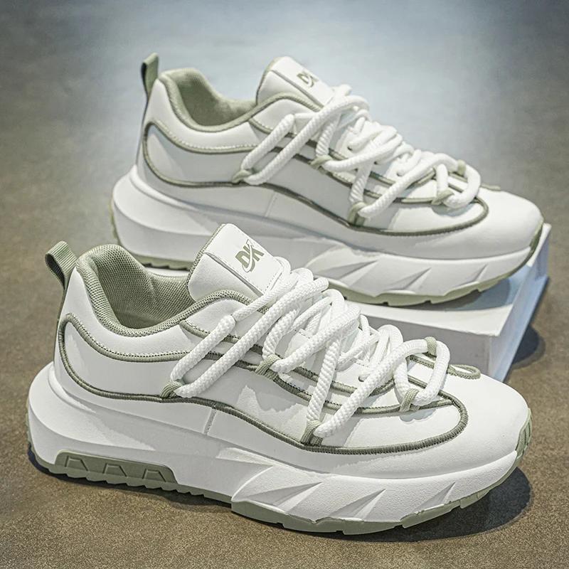 Модная спортивная обувь на платформе для спорта и отдыха, мягкие и удобные повседневные кроссовки для мужчин, износостойкая обувь для мужчин, новые