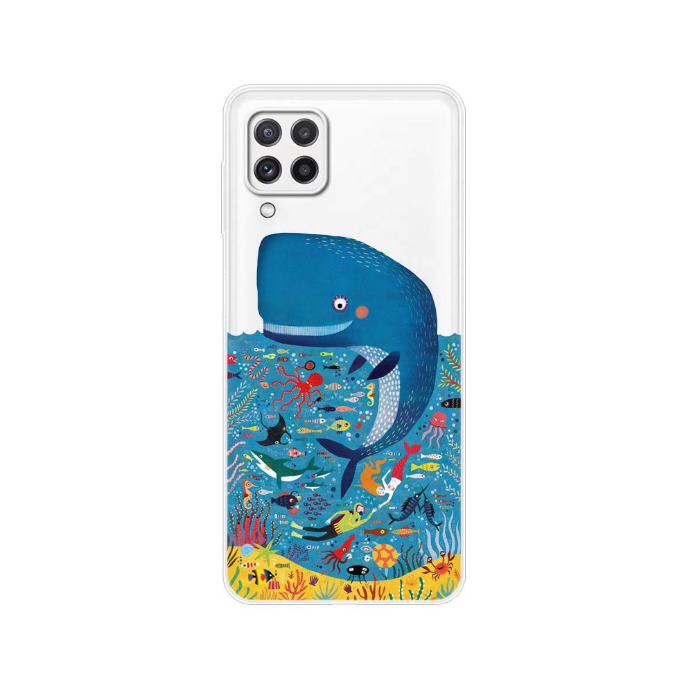 Чехол для Samsung A22, задняя крышка для телефона Samsung Galaxy A22S 5G 4G GalaxyA22 A 22S, мягкий силиконовый чехол из ТПУ, сумка Etui