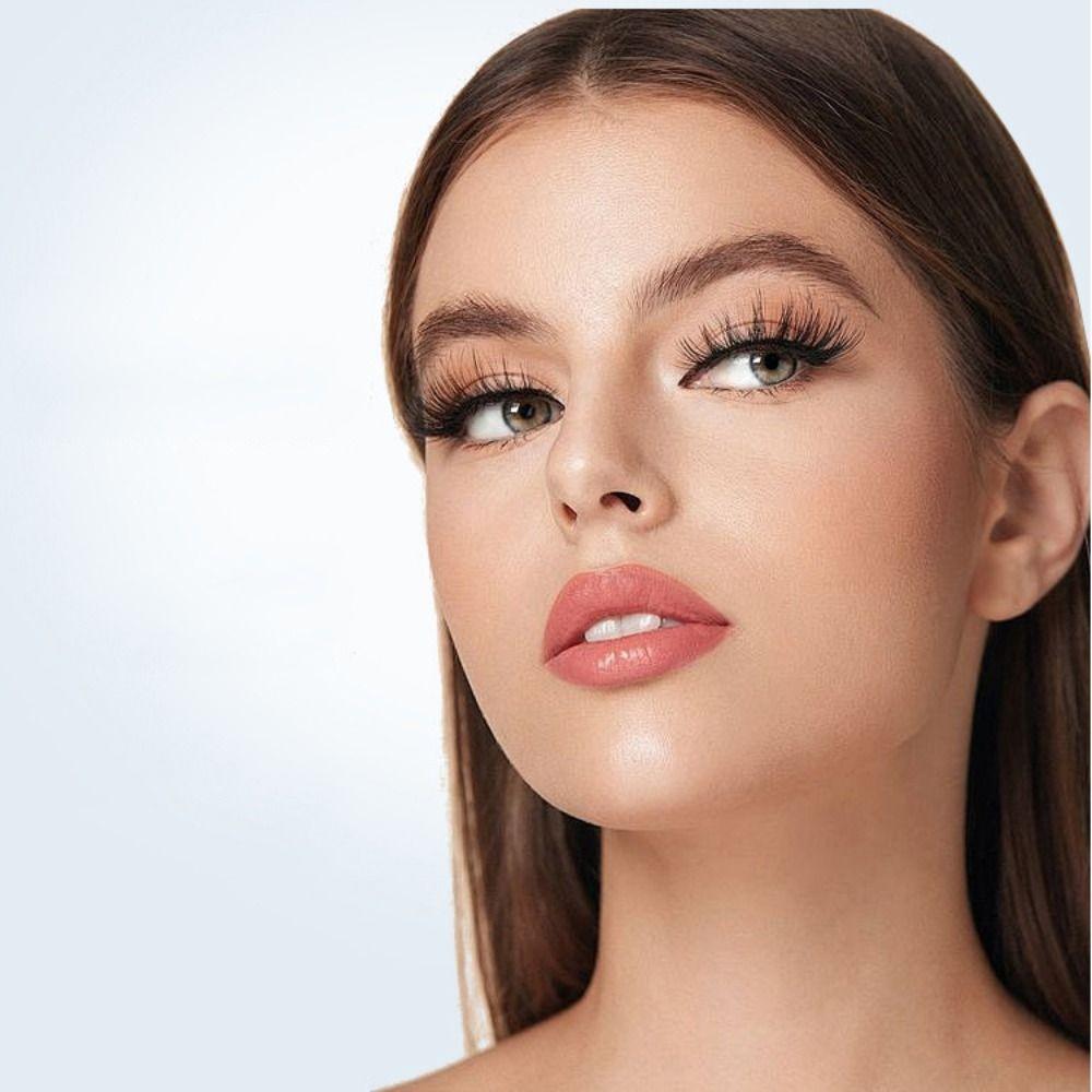 Cat Eye Glue Free False Eyelashes Long Lasting Magnetic Eyelashes with Clip Makeup Tools