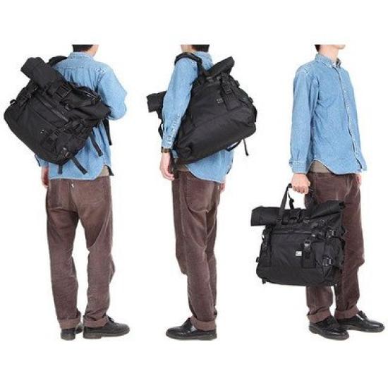 [Assob] CORDURA DOBBY 305D 2WAY BAG Shoulder Tote 061415 BLACK10